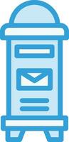 Mailbox Vector Icon Design Illustration