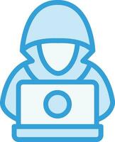 Hacker Vector Icon Design Illustration