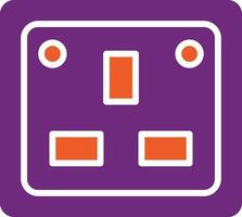 Socket Vector Icon Design Illustration