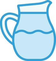 ilustración de diseño de icono de vector de jarra de agua