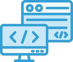 Backend Vector Icon Design Illustration
