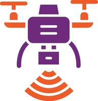 Drone Vector Icon Design Illustration