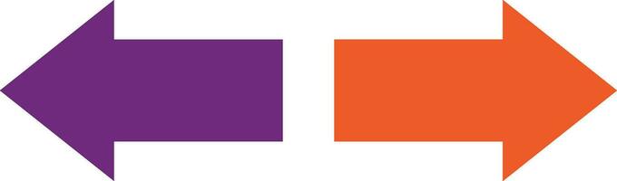 Left right Vector Icon Design Illustration