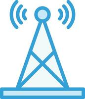 ilustración de diseño de icono de vector de torre de señal