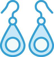 Earrings Vector Icon Design Illustration