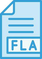 FLA Vector Icon Design Illustration