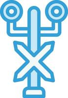 Traffic signal Vector Icon Design Illustration