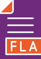 FLA Vector Icon Design Illustration