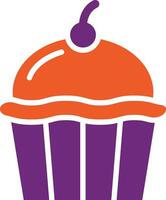 Cupcake Vector Icon Design Illustration