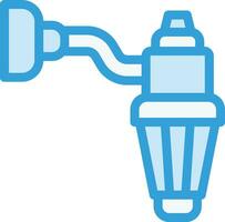 ilustración de diseño de icono de vector de lámpara