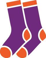 Socks Vector Icon Design Illustration