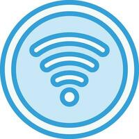ilustración de diseño de icono de vector de señal wifi