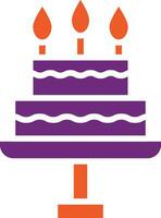 cake Vector Icon Design Illustration