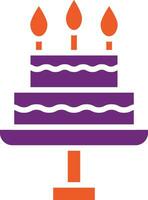 cake Vector Icon Design Illustration