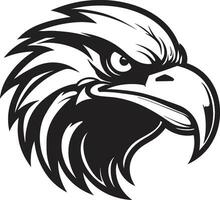 Bold Raven Vector Icon Stylish Bird Outline Design