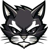 Sneaky Angry Cat Face Graphic · Creative Fabrica