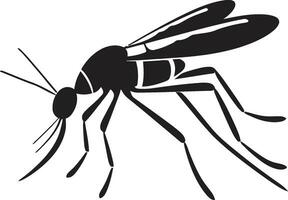 Minimalistic Mosquito Concept Stylish Mosquito Graphic vector