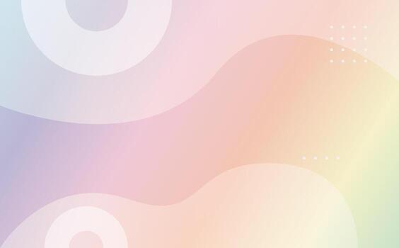 gradient background with geometric shapes vector