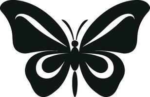 intrincado mariposa logo medianoche elegancia vector mariposa símbolo delicado silueta