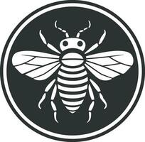 The Melodic Cicada A Symbol of Beauty in Black Vector Elegant Serenity Cicada Symbol in Monochromes Chorus