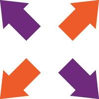 Expand Vector Icon Design Illustration