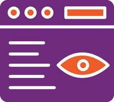 Impression Vector Icon Design Illustration
