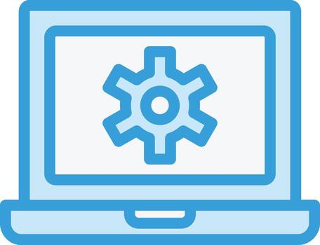 ilustración de diseño de icono de vector de configuración