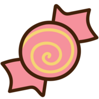 Kawaii Cute Pink Candy doodle png