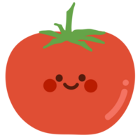 illustrazione di pomodoro carino png