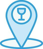 Cafe location Vector Icon Design Illustration