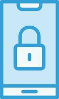 Lock Vector Icon Design Illustration