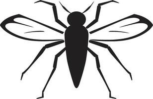 Mosquito Graphic Symbol Sleek Mosquito Logo Concept vector