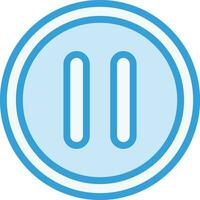 Pause button Vector Icon Design Illustration