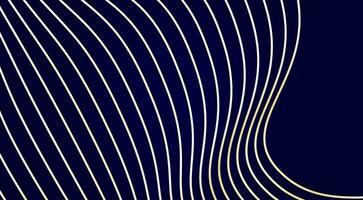 golden wave lines background vector