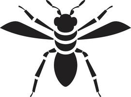 Minimalistic Excellence Black Ant Vector Logo Black Vector Ant Logo A Stylish Statement