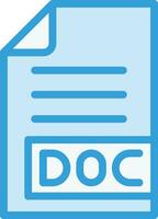 DOC Vector Icon Design Illustration