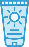 Sun cream Vector Icon Design Illustration