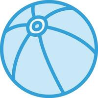 Beach ball Vector Icon Design Illustration