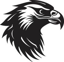 depredador halcón un negro vector logo para el Imparable negro halcón depredador logo un vector logo para el invencible