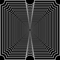 Visual of the Optical Illusion Created from Square Lines Composition, can use for Background, Decoration, Wallpaper, Tile, Carpet Pattern, Modern Motifs, Contemporary Ornate, or Graphic Design Element vector