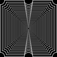 Visual of the Optical Illusion Created from Square Lines Composition, can use for Background, Decoration, Wallpaper, Tile, Carpet Pattern, Modern Motifs, Contemporary Ornate, or Graphic Design Element vector