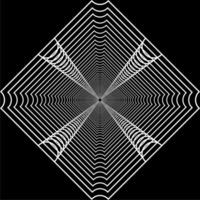 Visual of the Optical Illusion Created from Square Lines Composition, can use for Background, Decoration, Wallpaper, Tile, Carpet Pattern, Modern Motifs, Contemporary Ornate, or Graphic Design Element vector