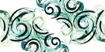 Abstract Watercolor Brush Background with Halftone. Brush Stroke Illustration for Banner or Poster. Scratch and Texture Elements For Design vector