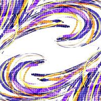 Abstract and Colorful Brush Background with Halftone Effect. Grunge Background. Brush Stroke Illustration for Banner, Poster, or Sports Background. Scratch and Texture Elements For Design vector