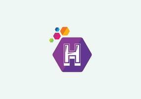 Abstract H letter modern initial lettermarks logo design vector