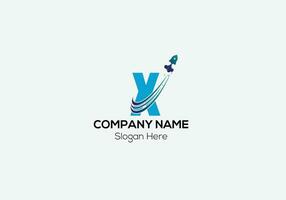 Travel Logo On Letter X Template. Travel Logo On X Letter, Initial Travel Sign Concept Template vector