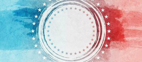 Grunge concept USA flag abstract vector banner