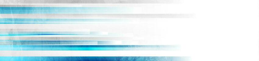 Blue grey geometric stripes abstract tech grunge background vector