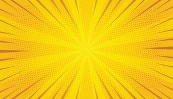 Yellow background with a sunburst effect vector