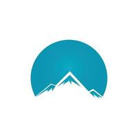 Mountain icon Logo vector